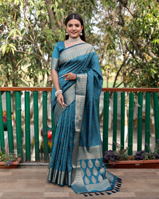 Pure Handloom Silk Bandhej Patola Sarees