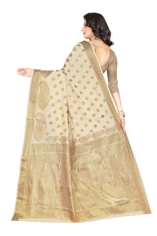 Banarasi Jacquard Silk Saree - thevendorvilla