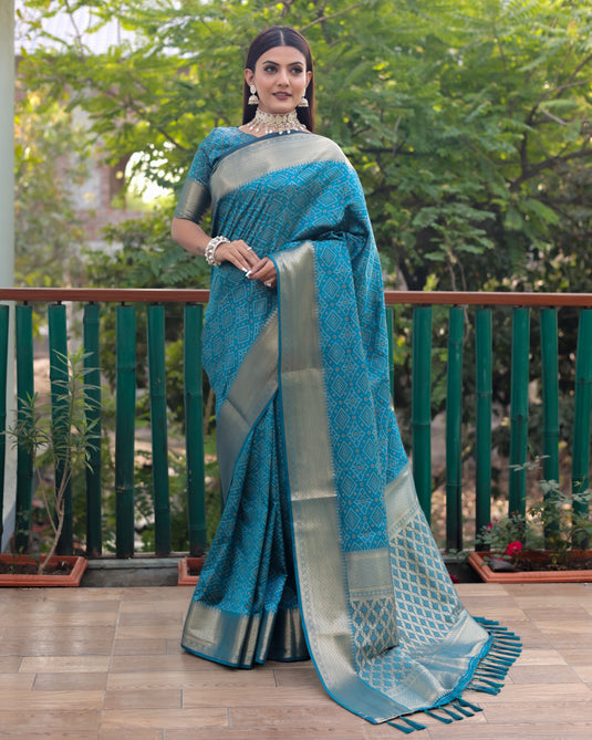 Pure Handloom Silk Bandhej Patola Sarees