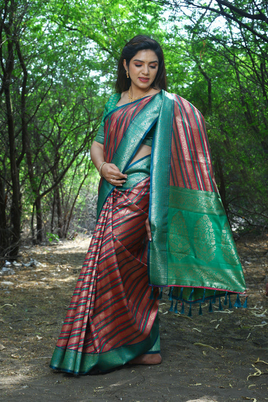 Premium Leheriya Soft Silk Sarees