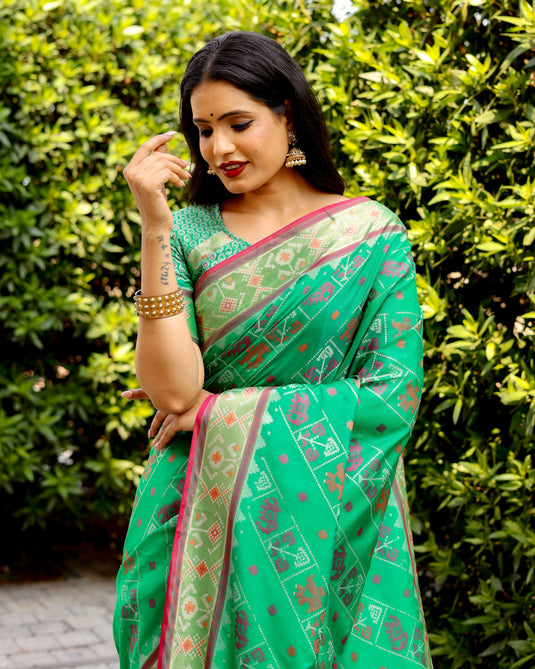 Special Edition of Pure Handloom Silk IKKAT Patola Sarees