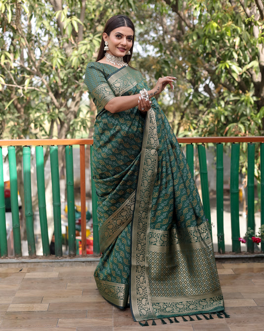 Pure Handloom Silk Bandhej Patola Sarees