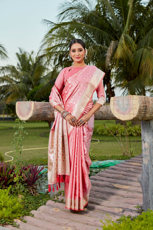 Pure Kanjivaram Soft Satin Silk Saree