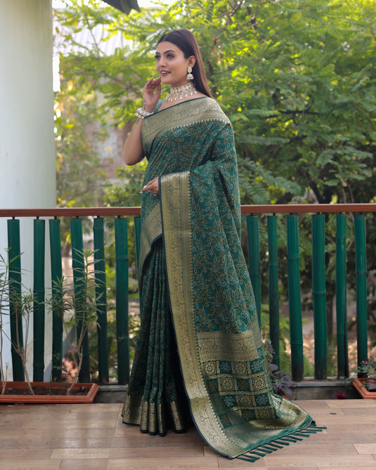 Pure Handloom Silk Bandhej Patola Sarees