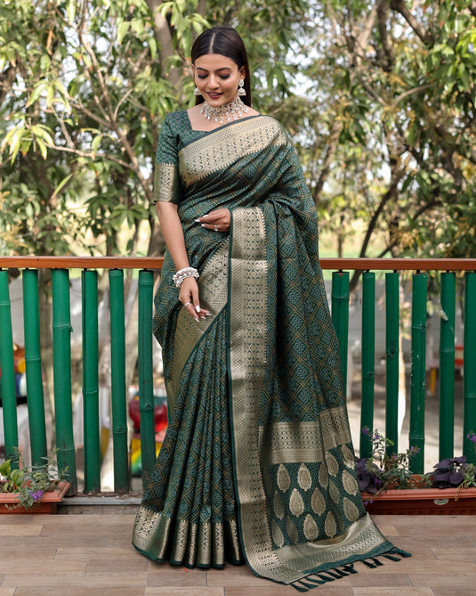 Pure Handloom Silk Bandhej Patola Sarees