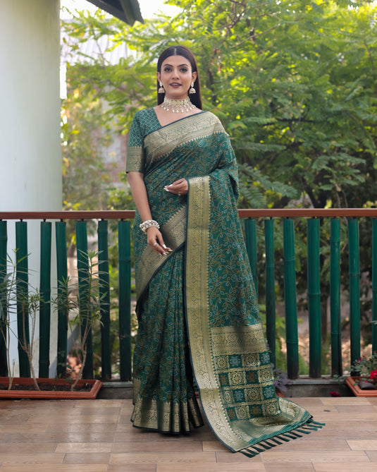 Pure Handloom Silk Bandhej Patola Sarees