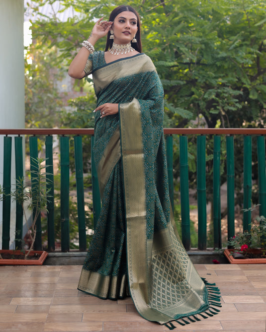 Pure Handloom Silk Bandhej Patola Sarees