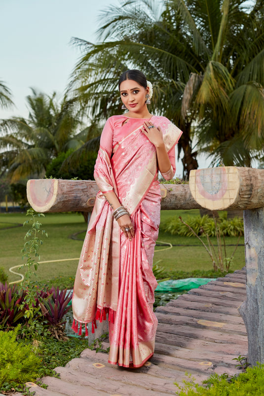 Pure Kanjivaram Soft Satin Silk Saree