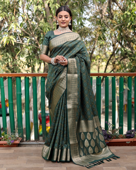 Pure Handloom Silk Bandhej Patola Sarees