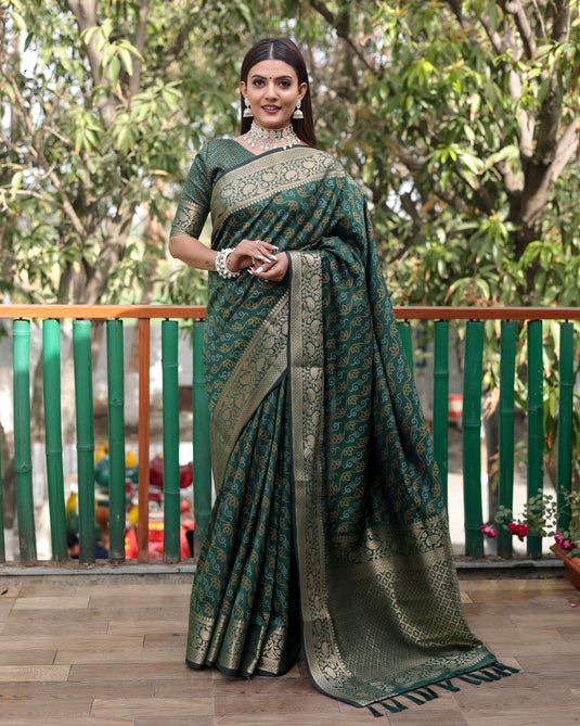 Pure Handloom Silk Bandhej Patola Sarees