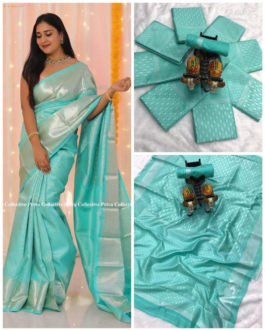 Beautiful Rich Pallu & Jaccquard Work On All Over Saree - thevendorvilla