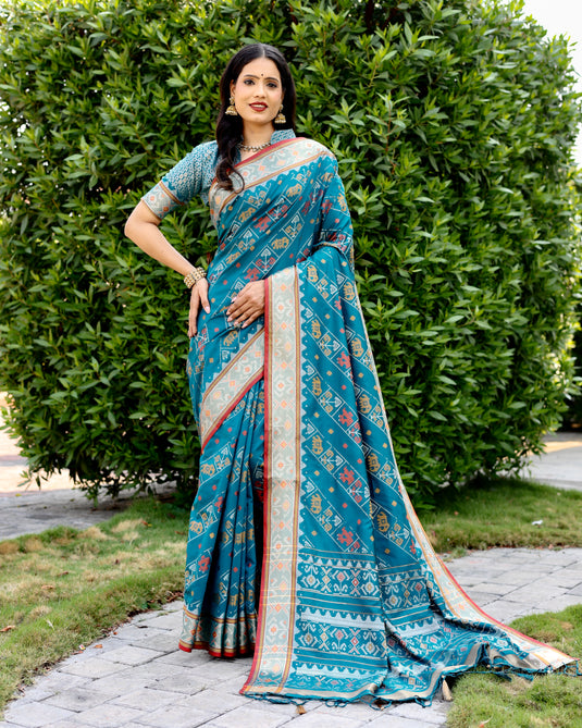 Special Edition of Pure Handloom Silk IKKAT Patola Sarees