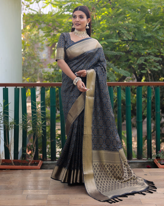 Pure Handloom Silk Bandhej Patola Sarees