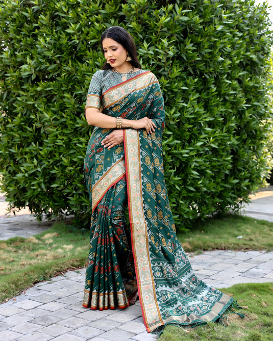 Special Edition of Pure Handloom Silk IKKAT Patola Sarees