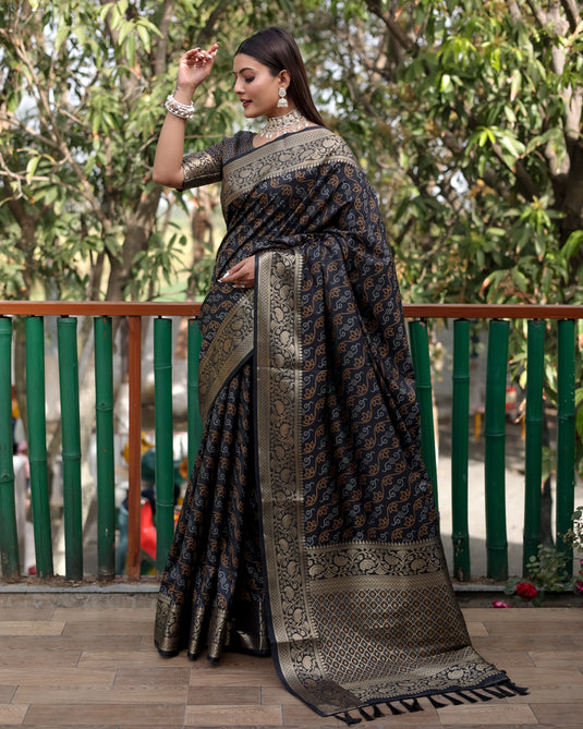 Pure Handloom Silk Bandhej Patola Sarees