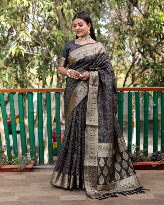 Pure Handloom Silk Bandhej Patola Sarees