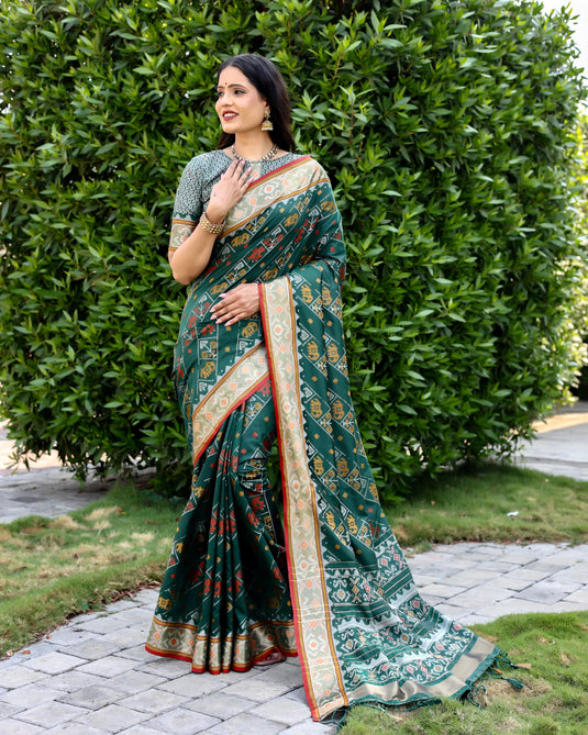 Special Edition of Pure Handloom Silk IKKAT Patola Sarees