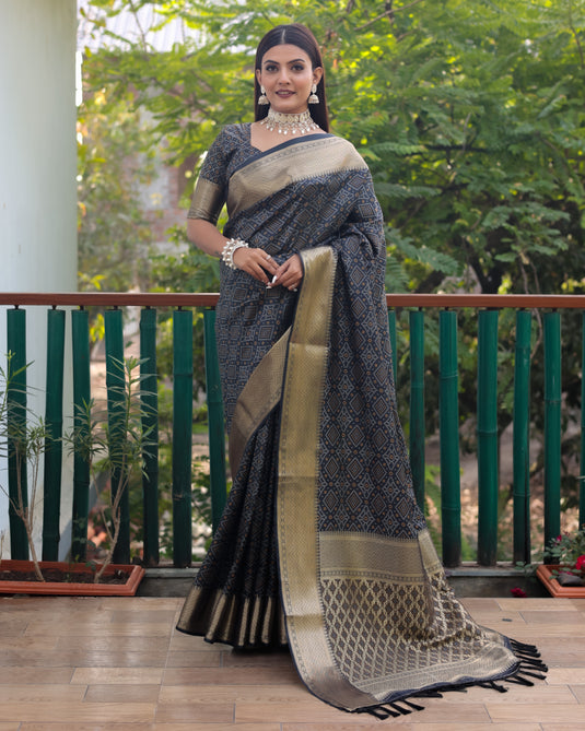 Pure Handloom Silk Bandhej Patola Sarees