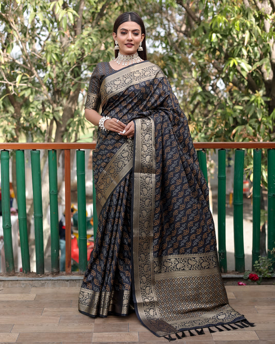 Pure Handloom Silk Bandhej Patola Sarees