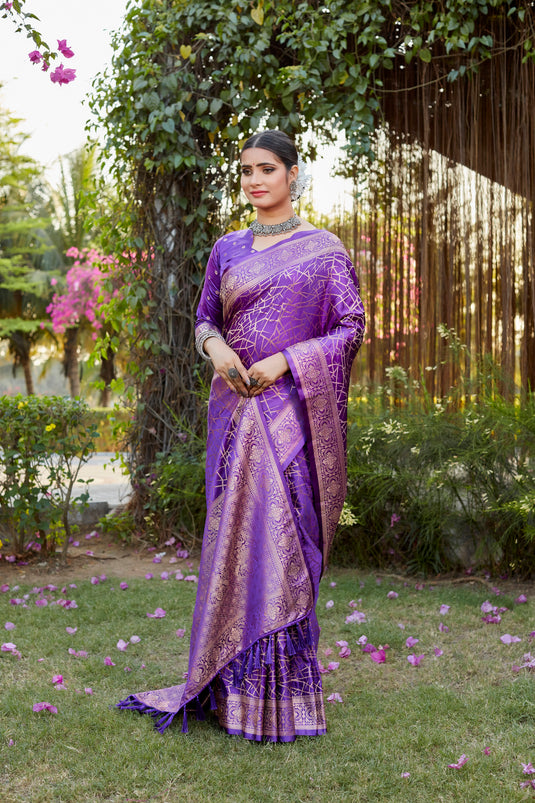 Pure Kanjivaram Soft Satin Silk Saree