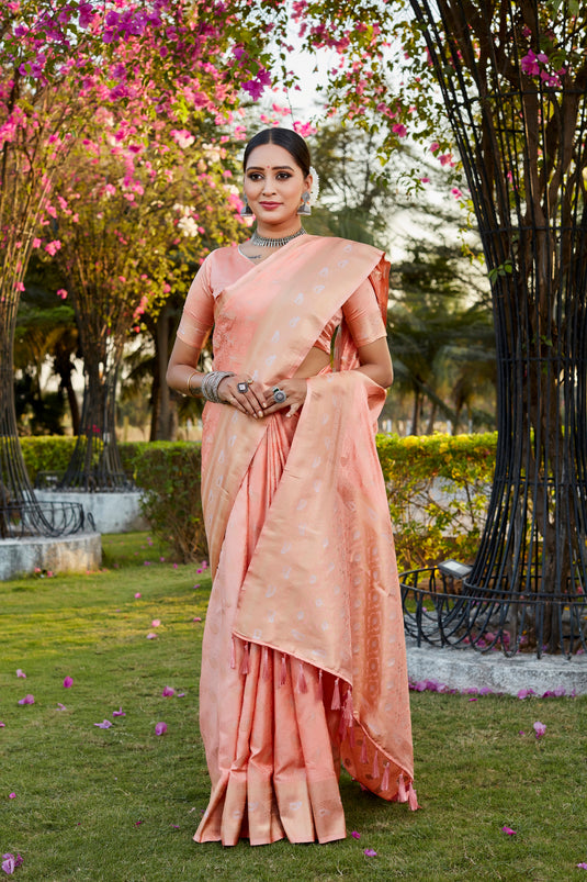 Pure Kanjivaram Soft Satin Silk Saree