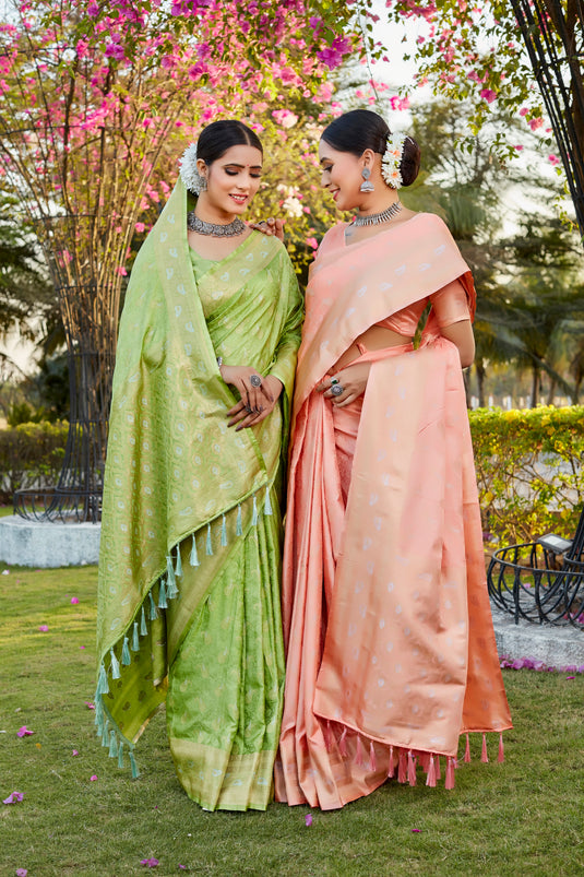 Pure Kanjivaram Soft Satin Silk Saree