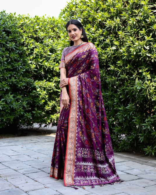 Special Edition of Pure Handloom Silk IKKAT Patola Sarees