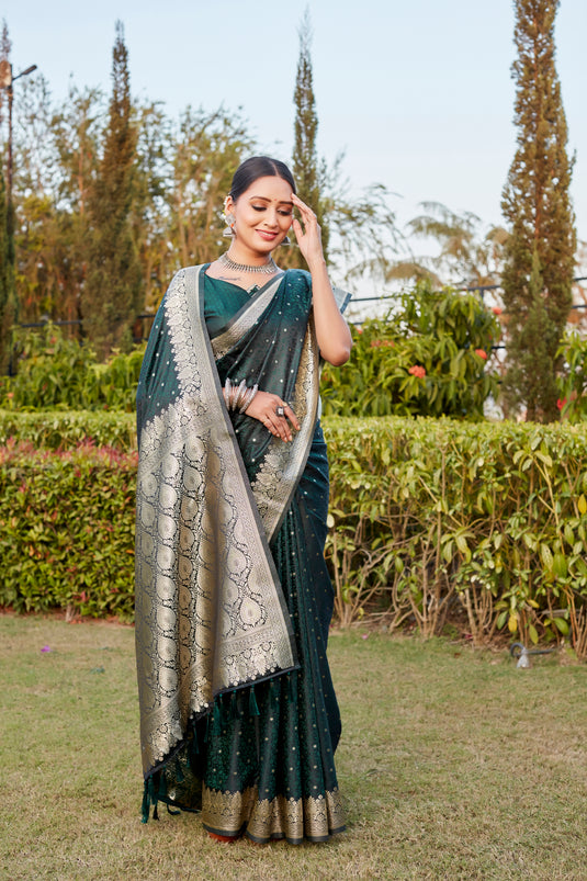 Pure Kanjivaram Soft Satin Silk Saree