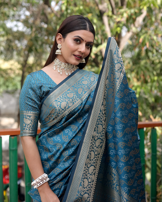 Pure Handloom Silk Bandhej Patola Sarees