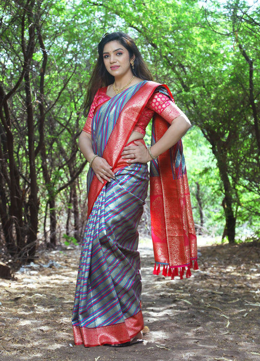 Premium Leheriya Soft Silk Sarees