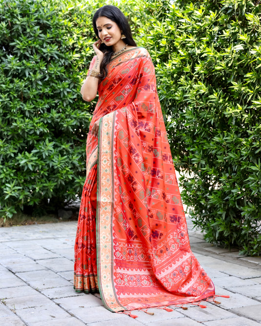 Special Edition of Pure Handloom Silk IKKAT Patola Sarees