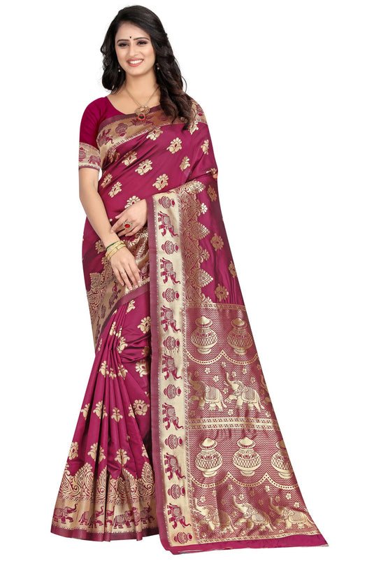 Banarasi Jacquard Silk Saree