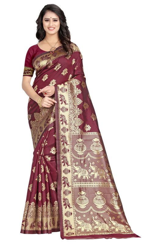 Banarasi Jacquard Silk Saree