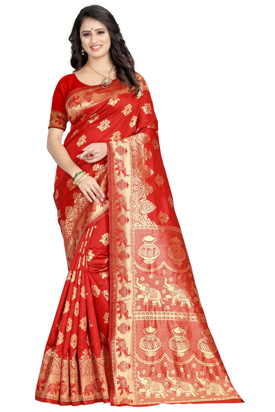 Banarasi Jacquard Silk Saree