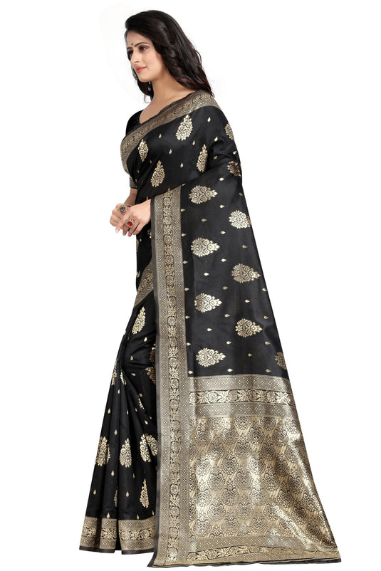 Banarasi Jacquard Silk Saree - thevendorvilla