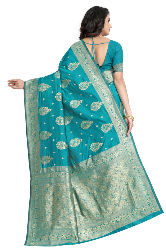 Banarasi Jacquard Silk Saree - thevendorvilla