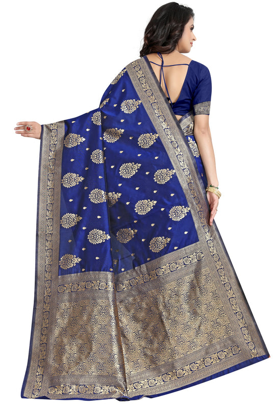 Banarasi Jacquard Silk Saree - thevendorvilla