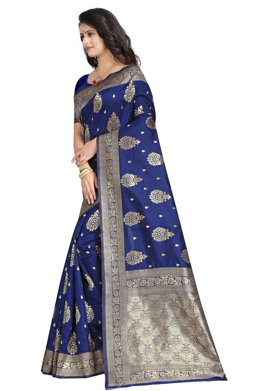 Banarasi Jacquard Silk Saree - thevendorvilla