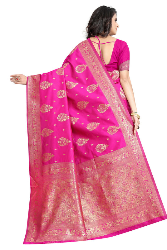 Banarasi Jacquard Silk Saree - thevendorvilla