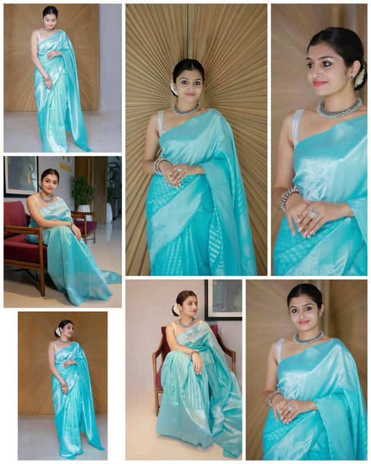 Beautiful Rich Pallu & Jaccquard Work On All Over Saree - thevendorvilla