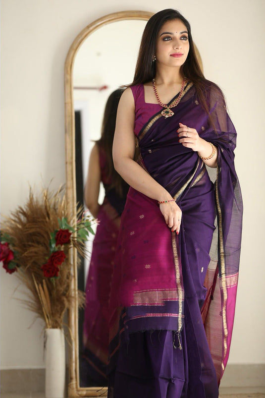 Luxurious Linen: The Soft Slub Saree