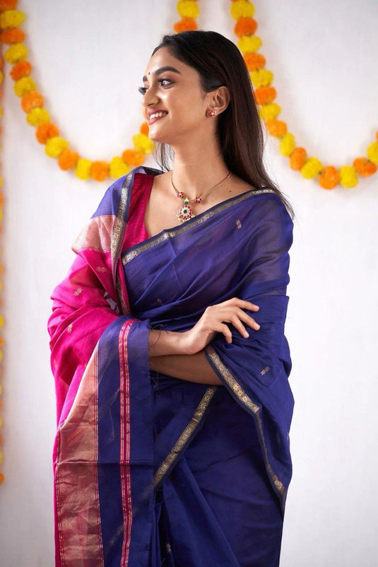 Luxurious Linen: The Soft Slub Saree