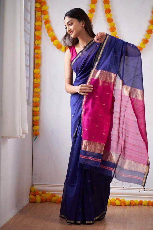 Luxurious Linen: The Soft Slub Saree