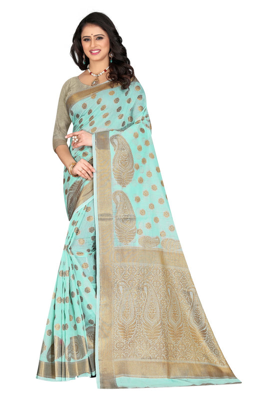 Banarasi Jacquard Silk Saree - thevendorvilla