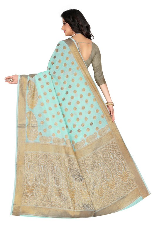 Banarasi Jacquard Silk Saree - thevendorvilla