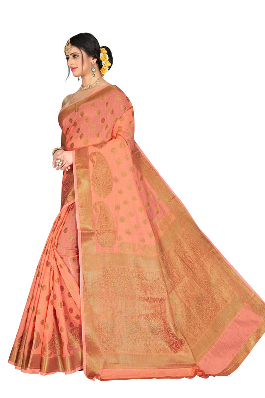 Banarasi Jacquard Silk Saree - thevendorvilla