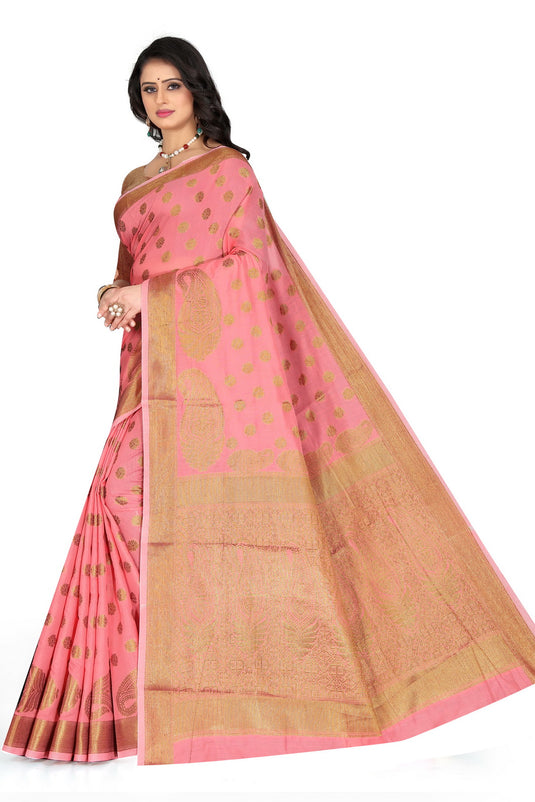 Banarasi Jacquard Silk Saree - thevendorvilla