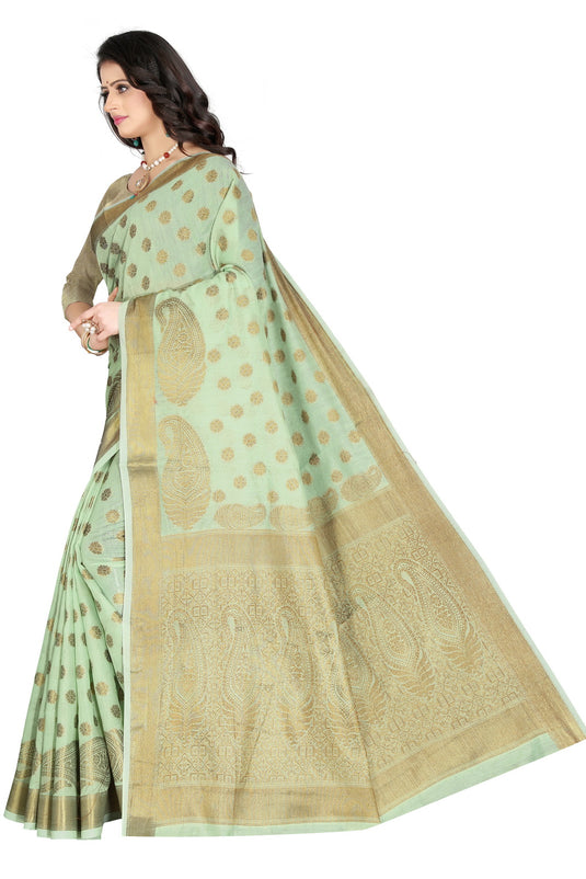 Banarasi Jacquard Silk Saree - thevendorvilla