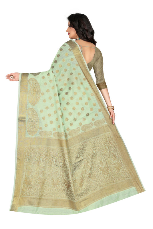 Banarasi Jacquard Silk Saree - thevendorvilla