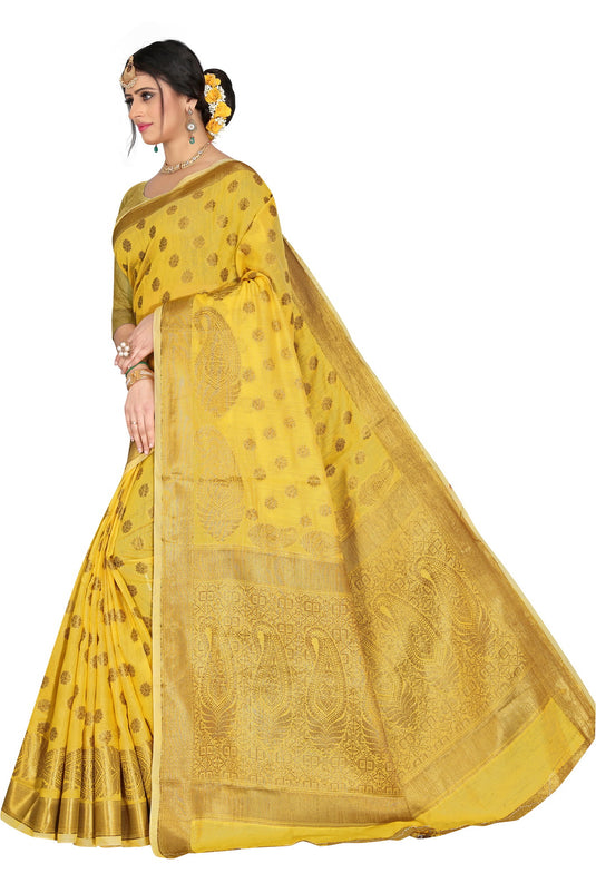 Banarasi Jacquard Silk Saree - thevendorvilla